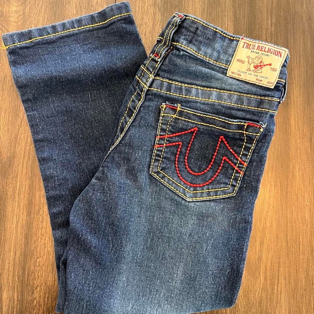 Boys True Religion Jeans Relaxed Straight sz Six